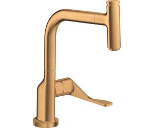Axor Citterio rubinetto da cucina verticale oro/oro antico 39861250