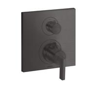 AXOR Citterio rubinetto doccia da incasso con termostatico, 39700340, Citterio nero cromato spazzolato [Rubinetteria Bagno > Rubinetteria Doccia]