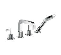 Hansgrohe Axor Citterio, rubinetteria per vasca da bagno a 4 fori con maniglie a leva, Colorazione: cromo
