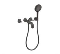 AXOR Citterio rubinetto vasca da incasso, miscelatore a due comandi, 39448340, Citterio nero cromato spazzolato [Rubinetteria Bagno > Rubinetteria Vasca]
