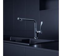 hansgrohe AXOR Citterio DN15 Mitigeur monocommande de cuisine Select 230 avec bec pivotant, 39860000, 39860000, Colorazione: cromo