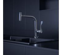 AXOR Citterio Select rubinetto da cucina, orientabile, estraibile, 39864800, Citterio Select acciaio inox spazzolato [Rubinetti da Cucina > Rubinetti da Cucina]