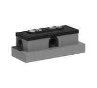 AXOR Drain uBox universal corpo incasso per canalina doccia, per installazione standard DN 50, 01005180, Drain uBox universal [Canaline Doccia e Scarichi Bagno]