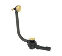 AXOR Flexaplus set scarico e troppopieno set completo, per vasca speciale, 42541950, Flexaplus ottone spazzolato [Vasche da Bagno > Ricambi per Vasche da Bagno]