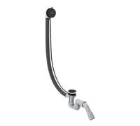 AXOR Flexaplus set scarico e troppopieno set completo, per vasca speciale, 58318670, Flexaplus nero opaco [Rubinetteria Bagno > Sistemi di Scarico]