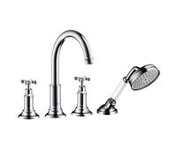 hansgrohe AXOR Montreux 4 trous robinetterie sur plage de carrelage, 16544000, 16544000, Colorazione: cromo