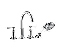 hansgrohe AXOR MONTREUX Robinet de baignoire 4 trous, béqu'illes, béqu'illes, saillie 196mm, 16550000, 16550000, Colorazione: cromo