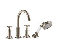 Hansgrohe Axor Montreux Attacco per bordo vasca a 4 fori DN15, Colorazione: Nichel spazzolato