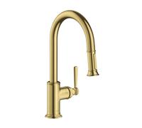 Rubinetto Cucina con Doccetta Axor Montreux Ottone Spazzolato 16581950