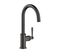 AXOR Montreux rubinetto da cucina, orientabile, 16580340, Montreux nero cromato spazzolato [Rubinetti da Cucina > Rubinetti da Cucina]