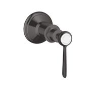 AXOR Montreux rubinetto d'arresto da incasso, 16872340, Montreux nero cromato spazzolato [Rubinetteria Bagno > Rubinetteria Doccia]