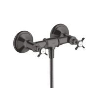 AXOR Montreux rubinetto doccia esterno con miscelatore, 16560340, Montreux nero cromato spazzolato [Rubinetteria Bagno > Rubinetteria Doccia]