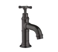 Valvola a pavimento Hansgrohe Axor Montreux senza scarico pop-up, solo per l'allacciamento dell'acqua fredda, Colorazione: Cromo nero spazzolato