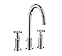 hansgrohe AXOR Mélangeur lavabo 3 trous Montreux 180, vidage par pop-up, 16513000, 16513000, Colorazione: cromo