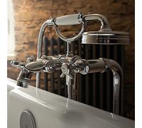 Miscelatore Rubinetto Vasca a Pavimento Axor Montreux vasca / doccia Cromo ponte