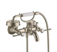 AXOR Montreux rubinetto vasca esterno, miscelatore a due comandi, 16551820, Montreux nichel spazzolato [Rubinetteria Bagno > Rubinetteria Vasca]