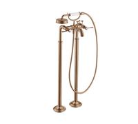 AXOR Montreux rubinetto vasca, installazione a pavimento, miscelatore a due comandi, 16553310, Montreux oro rosso spazzolato [Rubinetteria Bagno > Rubinetteria Vasca]