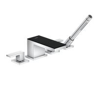 AXOR MyEdition rubinetto bordo vasca, miscelatore a due comandi, 47430600, MyEdition cromo/nero [Rubinetteria Bagno > Rubinetteria Vasca]