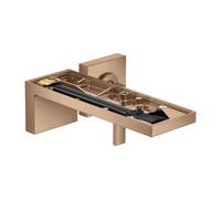 AXOR MyEdition rubinetto lavabo, installazione a parete, 47062310, MyEdition oro rosso spazzolato [Rubinetteria Bagno > Rubinetteria Lavabo]