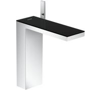 Axor MyEdition - Miscelatore da lavabo con sistema di scarico Push-Open, cromo/vetro nero 47020600