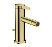 hansgrohe AXOR One Mitigeur monocommandé pour bidet avec vidage à tirette, saillie 113mm, 48210990, 48210990, Colorazione: Ottica in oro lucido