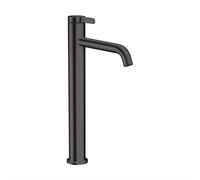 AXOR One rubinetto lavabo 260 con corpo del rubinetto rialzato, 48002340, 260 One nero cromato spazzolato [Rubinetteria Bagno > Rubinetteria Lavabo]