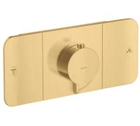 hansgrohe AXOR One Module thermostatique encastré pour 2 consommateurs, 45712250, 45712250, Colorazione: Ottico oro spazzolato