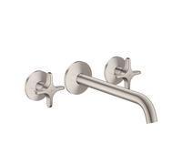 AXOR One rubinetto vasca da incasso, miscelatore a due comandi, 48430800, One acciaio inox spazzolato [Rubinetteria Bagno > Rubinetteria Vasca]