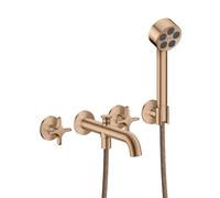 AXOR One rubinetto vasca da incasso, miscelatore a due comandi, 48443310, One oro rosso spazzolato [Rubinetteria Bagno > Rubinetteria Vasca]