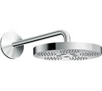 Axor One soffione doccia con braccio 28x28 cm rotonda cromo 48491000