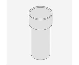 AXOR ricambio bicchiere per portaspazzolino da denti con supporto, 41594000, Uno; Citterio; Steel satinato [Accessori Bagno > Accessori per Accessori Bagno]