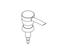 AXOR ricambio pompa per dispenser per lozione, 96306000, cromo [Accessori Bagno > Accessori per Accessori Bagno]