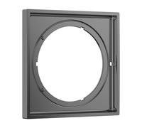 AXOR rosetta di prolunga, squadrata, 13641330, ShowerSelect ID nero cromato [Rubinetteria Bagno > Accessori di Montaggio per Rubinetteria Bagno]