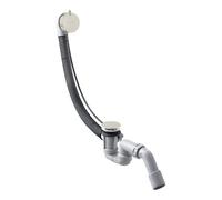 AXOR set scarico e troppopieno set completo, 58316800, Flexaplus acciaio inox spazzolato [Vasche da Bagno > Ricambi per Vasche da Bagno]