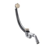 AXOR set scarico e troppopieno set completo, 58316820, Flexaplus nichel spazzolato [Rubinetteria Bagno > Sistemi di Scarico]