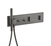 hansgrohe AXOR ShowerComposition module thermostatique Select, 2 consommateurs, 470/110, 12571330, 12571330, Colorazione: Cromo nero lucido