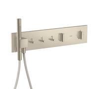 hansgrohe AXOR ShowerComposition module thermostatique Select, 3 consommateurs, 540/110, 12572820, 12572820, Colorazione: Nichel spazzolato