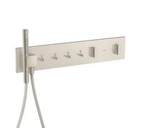 hansgrohe AXOR ShowerComposition module thermostatique Select, 4 consommateurs, 610/110, 12573800, 12573800, Colorazione: aspetto in acciaio inox