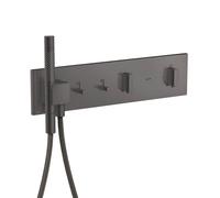 AXOR ShowerComposition termostatico, 12571340, ShowerComposition nero cromato spazzolato [Rubinetteria Bagno > Rubinetteria Doccia]