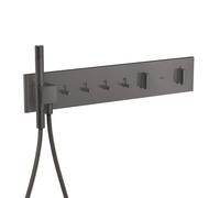 AXOR ShowerComposition termostatico, 12573340, ShowerComposition nero cromato spazzolato [Rubinetteria Bagno > Rubinetteria Doccia]