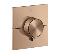 hansgrohe AXOR ShowerSelect ID thermostat, encastré, carré, 2 consommateurs, 36752310, 36752310, Colorazione: Oro rosso spazzolato