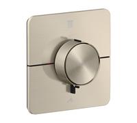 hansgrohe AXOR ShowerSelect ID thermostat, encastré, softsquare, 2 consommateurs, 36754820, 36754820, Colorazione: Nichel spazzolato