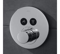 AXOR ShowerSelect Round termostatico, per vasca e doccia, 36723000, ShowerSelect Round cromo [Rubinetteria Bagno > Rubinetteria Doccia]