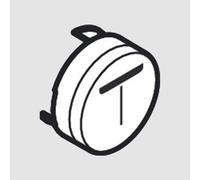 AXOR ShowerSelect simbolo per pulsante, 93576610, ShowerSelect; ShowerSelect Soft Cube; ShowerSelect Square nero [Rubinetteria Bagno > Accessori di Montaggio per Rubinetteria Bagno]