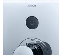 AXOR ShowerSelect simbolo per pulsante, 93579610, ShowerSelect; ShowerSelect Soft Cube; ShowerSelect Square nero [Rubinetteria Bagno > Accessori di Montaggio per Rubinetteria Bagno]