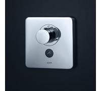 hansgrohe AXOR Starck ShowerSelect Thermostat souple Thermostat à débit élevé encastré pour 1 consommateur et une prise supplémentaire, 36706000, 36706000, Colorazione: cromo