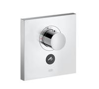 Hansgrohe Axor Starck ShowerSelect Square Thermostat Highhflow da incasso per 1 consumatore e un'uscita supplementare, colorazione: cromo