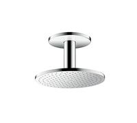 AXOR ShowerSolutions 35365001 - Soffione doccia moderno a 2 spray con QuickClean in cromo, 25,4 cm