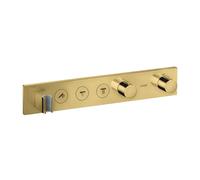 hansgrohe AXOR ShowerSolutions module de thermostat Select 530/90, encastré, 3 consommateurs, set complet, 18356990, 18356990, Colorazione: Ottica in oro lucido