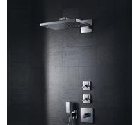 Soffione doccia 1 getto con rosone SoftCube Axor ShowerSolutions Cromo